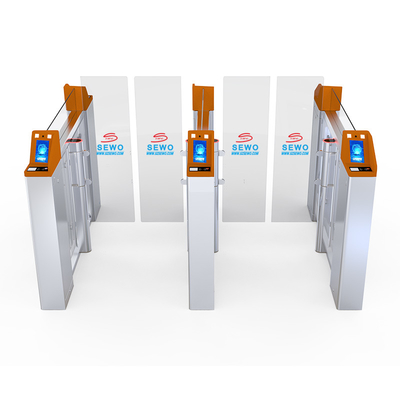 High Speed Gate Turnstile with Biometric Access Control 45 People/Min