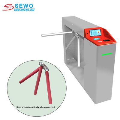 Entrance Barrier Gate Supermarket Entrance Turnstile Biometric Access Control