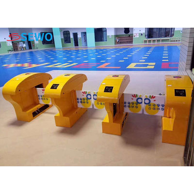 Kindergarten Swing Barrier Gate Turnstile Customized For Amusement Park