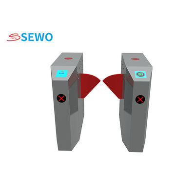 SEWO Standard Flap Barrier Gates 30-40people/min Supermarket Entrance Gate