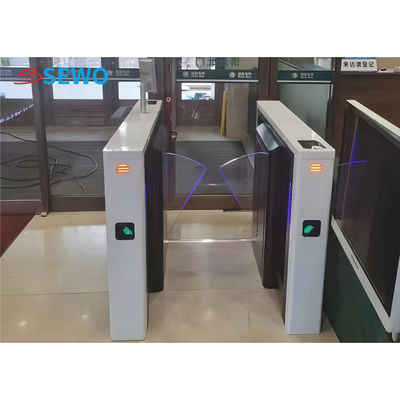 Stainless Steel Flap Barrier Turnstile Facial Recogintion 30-40people/Min
