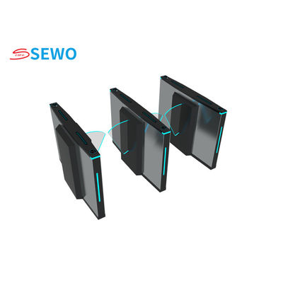 Security Flap Barrier Gates Fully Automatic Mechanism Access Control Turnstile Gate