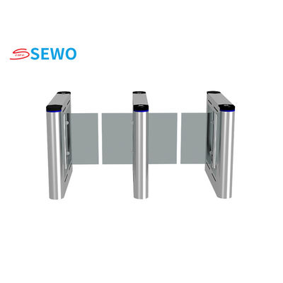 Pedestrian High Speed Gate Turnstile 45 people/Min Security Swing Gate Access Control
