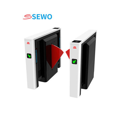 Automatic Retractable Flap Barrier Access Control Turnstile For Office Bank Entrance