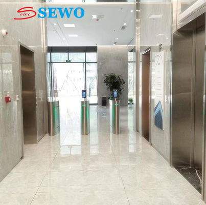 Elegant and Durable Stainless Steel Flap Barrier Turnstile for Intelligent Control