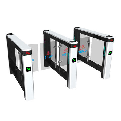 Elegant Swing Gate Turnstile SUS304 Paslanmaz Çelik Geçiş Genişliği ≤1100mm Kamu Tesisleri ve Giriş Noktaları için Mükemmel