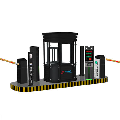 License Plate Recognition Camera Bundle with Parking Advertising Displays LED Barriers Real-time Vehicle Detection and Identification