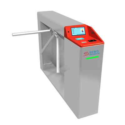 Coin Operated Turnstile Subway Entrance Barrier Gate Face Recognition Turnstile