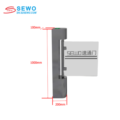 45 Persons/Min Speed Gate Turnstile with 304 Stainless Steel